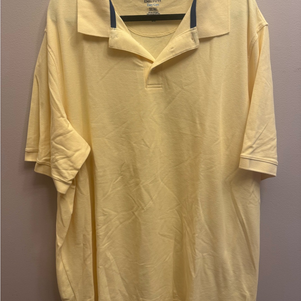 Croft  Barrow Light Yellow Polo Shirt